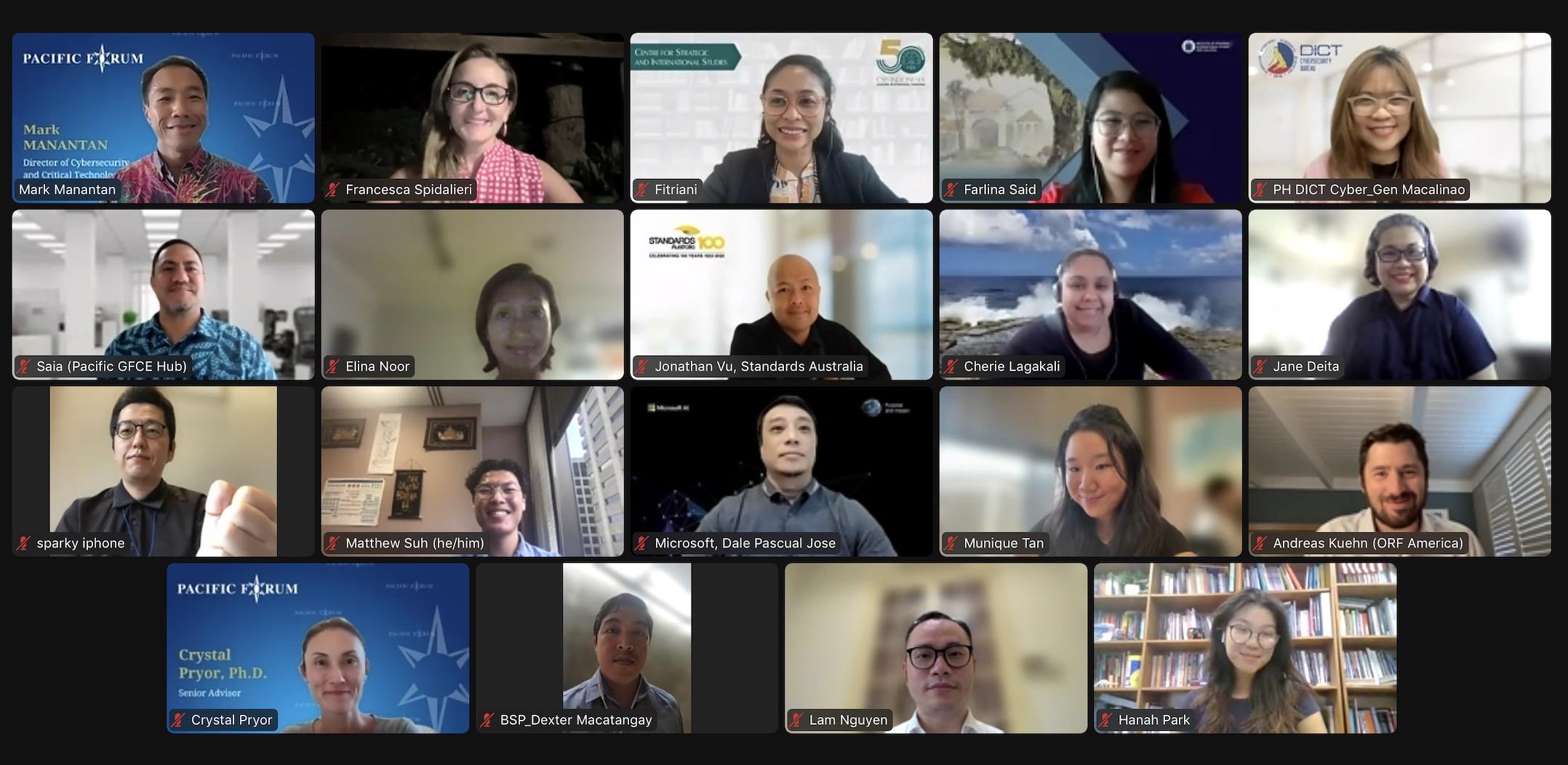 Virtual meeting attendees